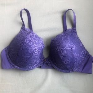 ThirdLove - Lace Push-Up Bra - blue/purple 36C